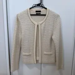 INED ノーカラージャケット アイボリーのサムネイル