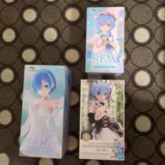 【新品未開封】Re:ゼロから始める異世界生活 レムフィギュア 3体セット