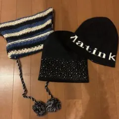 SHEINニット帽 3点セット