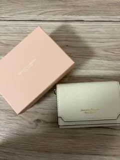 Samantha Thavasa ホワイト三つ折り財布
