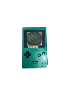 任天堂 ゲームボーイポケット 本体 グリーン ジャンク品です。