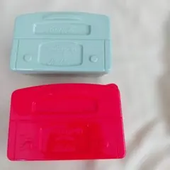 アラジン　トースター型　フードコンテナ食品保存容器　緑 赤　コカ・コーラのサムネイル