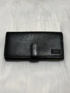 し*ん様 【中古美品】PORTER 黒 レザー 長財布