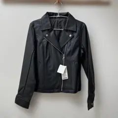 SpRay ライダース　ジャケット　ブラック　黒 新品　未使用　フリーサイズ　Fのサムネイル