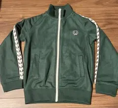 FRED PERRY キッズ トラックジャケット ジャージ　グリーン　4-5y