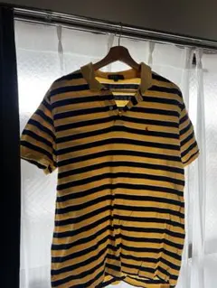 Polo by Ralph Lauren ポロシャツ 170 黄と黒のストライプ