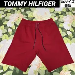 美品【値下げOK】TOMMY HILFIGER ハーフパンツ XS 赤、レッド
