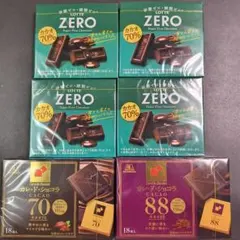 LOTTE ZERO カカオ70% 森永 カレ・ド・ショコラ まとめ売りのサムネイル