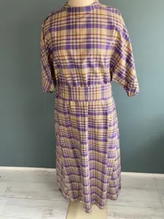 ビューティーアンドユースユナイテッドアローズ　チェックワンピース