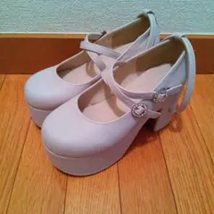 ノエミー　 ストラップ付きパンプス　ピンク