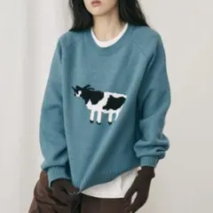 新品 タグ付き 未開封 MERLOT 牛柄ベストフリーサイズ ブルー - メルカリ