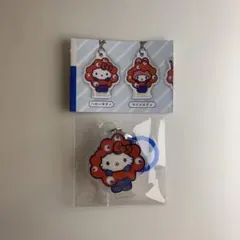 ミャクミャク なりきりアクリルチャーム キティ サンリオ めじるしアクセサリー