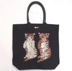 【美品】MUVEIL ネコ刺繍バッグ　ミュベールのサムネイル