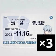 ブルーロック　東急不動産　特典　定期券風カード　氷織