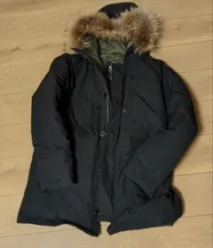 メンズLサイズ CAFE SOHOフード付きダウンジャケット