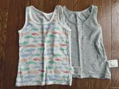 ユニクロ コットンメッシュタンクトップ 2枚セット