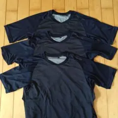 Mizuno Pro アンダーシャツ Lサイズ 3枚セット ダークブルー