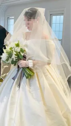 【ウェディング】ウェディングベール　ラメ　結婚式　前撮り