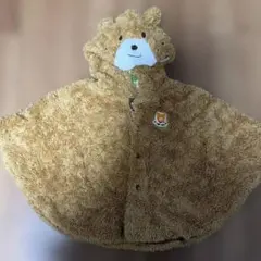 クマのフード付きポンチョ