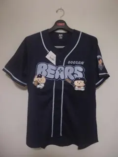 斗山ベアーズ ユニフォーム L 韓国プロ野球 KBO マンゴジンコム ネイビー 斗山ベアーズ ユニフォーム L 韓国プロ野球 KBO マンゴジンコム