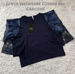 極美品☆ JUNYA WATANABE カットソー　レース切替　刺繍のサムネイル