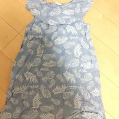 Daddy Oh Daddy パイナップル柄 ノースリーブ 150のサムネイル