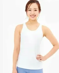 新品未使用【SUKALA】ベーシックタンクトップMサイズホワイト