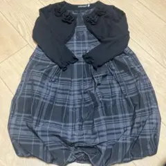 BeBe ダークグレー フォーマルドレス、ボレロ