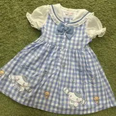 メゾピアノ シナモロール セーラー ワンピース