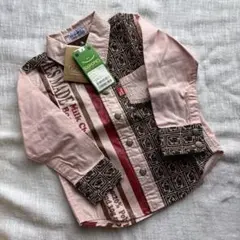 BOOHOMES ストライプ柄長袖シャツ 100cm 新品タグ付き