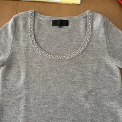 レディースニット半袖セーター