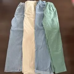 デニムワイドパンツ4点セット 160 まとめ売り　ラブトキZARA