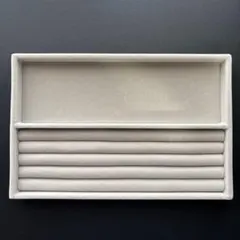無印良品　グレー アクセサリートレイ