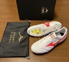 【新品未使用】MIZUNO MORELIA Ⅱ JAPAN モレリアジャパン白赤