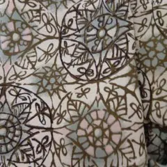 正絹羽織解き布　幾何学模様 織物 ハギレ 手芸素材