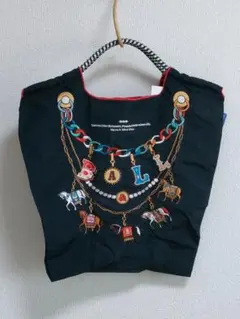 ボールアンドチェーン　新品ホースチャーム/ネイビー　Мサイズお買い得！