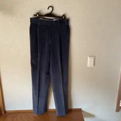 バーバリーロンドン、コーデュロイパンツ、４８、新品同様、イタリア製、ネイビー