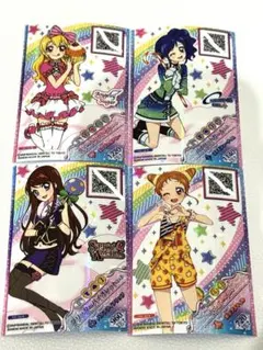 DCDアイカツ！ フルコーデカード いちご あおい 蘭 おとめ 4点セット