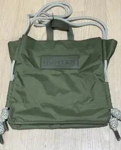 HUNTER オリーブグリーン ショルダーバッグ