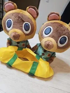 どうぶつの森 一番くじ A賞 ティッシュケース たぬきち まめきち 新品