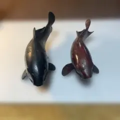鯉夫婦　ペア　鯉置物　2個セット