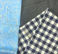 綿素材　布地　ハギレ３点セット　【ハンドメイド】