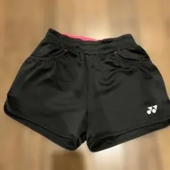 YONEX ブラックショートパンツ JP SS