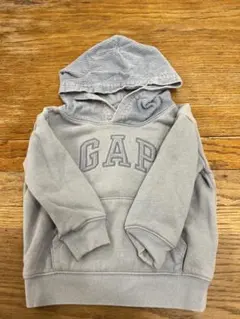 GAP パーカー 90cm トレーナー スエード フード付 ブルー