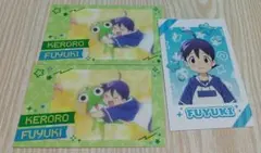 ケロロ軍曹 キャラポトレ ケロロ＆冬樹 3枚セット