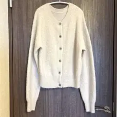 スピックアンドスパン アルパカ2wayカーディガン