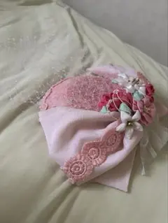 トーク帽　ヘッドドレス　ヘアアクセサリー