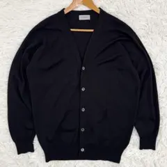 美品✨ ジョンスメドレー カーディガン ブラック L 24G ハイゲージ