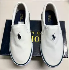 Polo Ralph Lauren ホワイト スリッポン