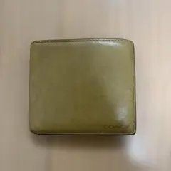 COACH ベージュ 二つ折り財布（レア）